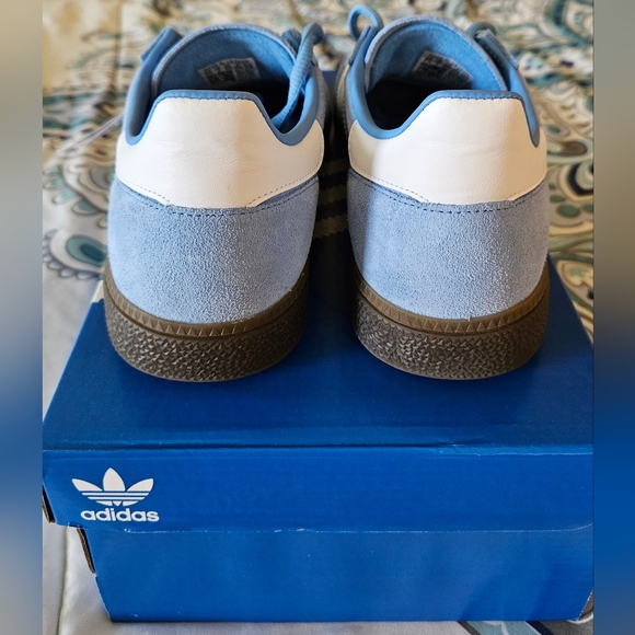 Adidas Handball Spezial Shoes size 7.5 mens US Light Blue NWT - Picture 6 of 11